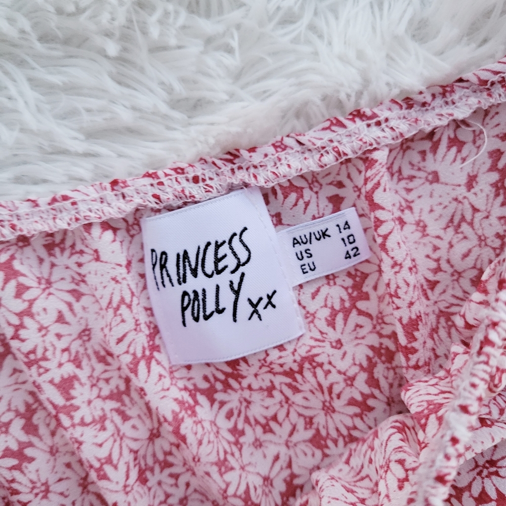 Princess Polly Floral Carrillo Ruffle Mini Dress‎ - Picture 7 of 8
